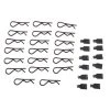 Duratrax 1/8 Body Clips (20) & Rubber Pull Tabs (12) for Parts, Electronics & Accessories -Duratrax store online DTXC2651 A0 XJKYI83O