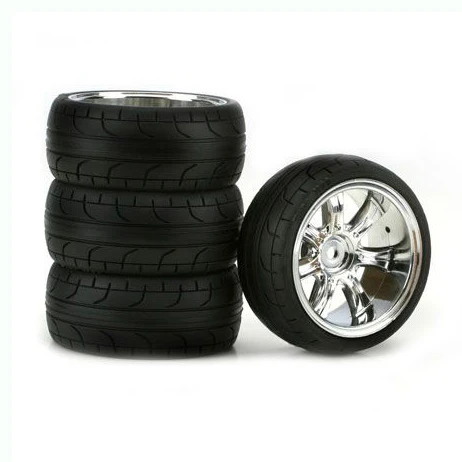 Duratrax 7-Spoke Chrome 10mm Off-Set ST, Radial (4) for Tires & Wheels 3 Duratrax 7-Spoke Chrome 10mm Off-Set ST, Radial (4) for Tires & Wheels