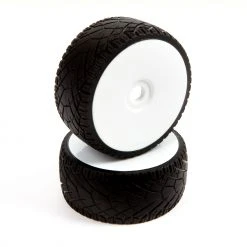 Duratrax SpeedTreads RoadRunner Mounted (2): 1/8 Buggy for Tires & Wheels