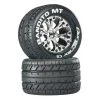 Duratrax Bandito MT 2.8" 2WD Mounted Front C2 Tires, Chrome (2) for Tires & Wheels -Duratrax store online DTXC3501 A0 HG0LOH9E