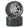 Duratrax Sidearm MT 2.8" 2WD Mounted Rear C2 Tires, Chrome (2) for Tires & Wheels -Duratrax store online DTXC3515 A0 8YJITX0T