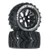 Duratrax Hatchet MT 2.8" 2WD Mounted Front Tires, Black (2) for Tires & Wheels -Duratrax store online DTXC3524 A0 QOX18JN5