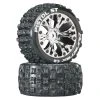 Duratrax Pistol ST 2.8" 2WD Mounted Rear C2 Tires, Chrome (2) for Tires & Wheels -Duratrax store online DTXC3555 A0 S3BQ6KB9