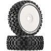 Duratrax Six-Pack C2 Mounted Buggy Tires, White (2) for Tires & Wheels -Duratrax store online DTXC3603 A0 B92BD46R