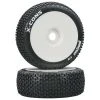 Duratrax X-Cons 1/8 C2 Mounted Buggy Tires, White (2) for Tires & Wheels -Duratrax store online DTXC3610 A0 D6GGIMJQ