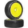 Duratrax Equalizer 1/8 C2 Mounted Buggy Tires, Yellow (2) for Tires & Wheels -Duratrax store online DTXC3647 A0 VAZ5S8WX