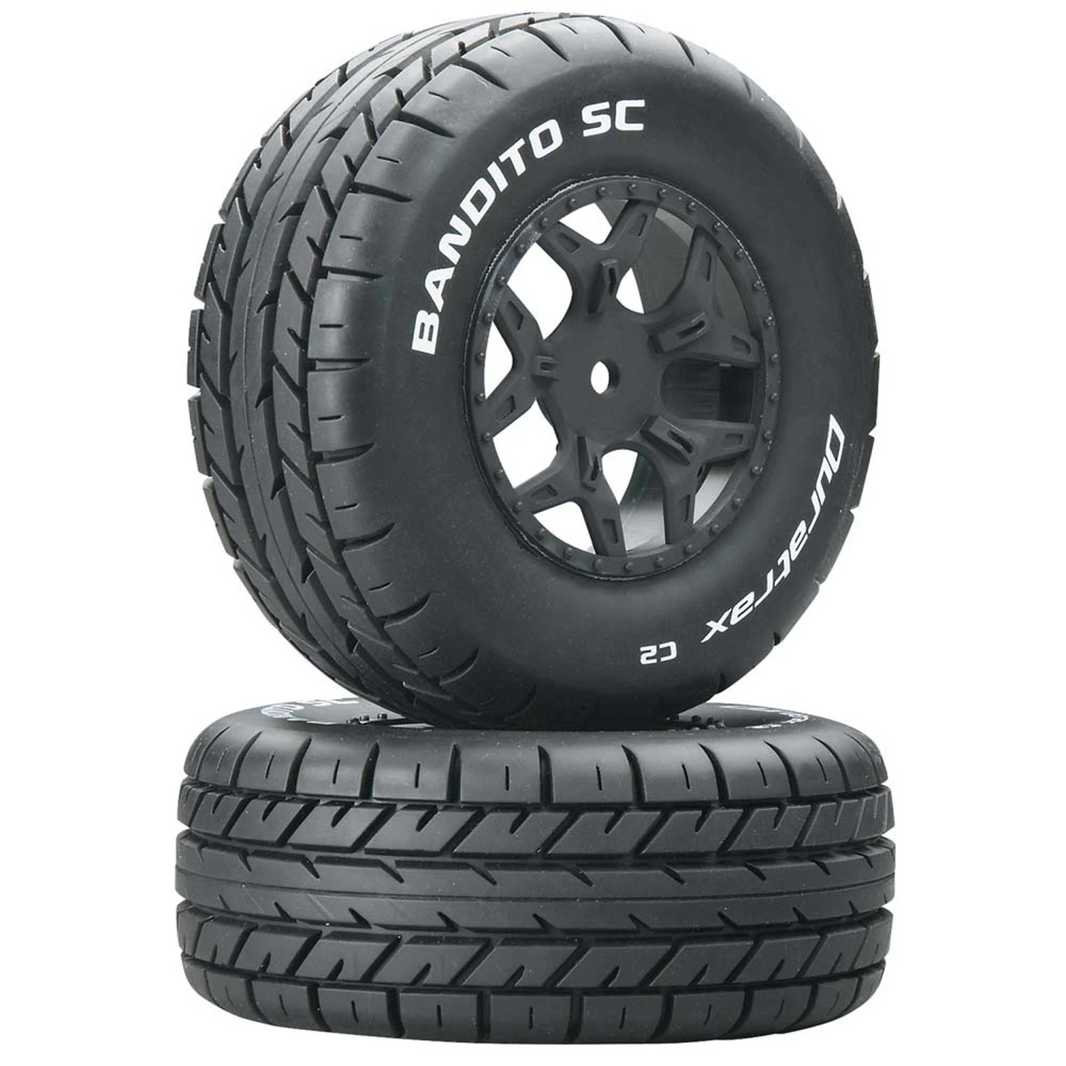 Duratrax Bandito SC C2 Mounted Tires: SCTE 4x4 (2) for Tires & Wheels 3 Duratrax Bandito SC C2 Mounted Tires: SCTE 4x4 (2) for Tires & Wheels