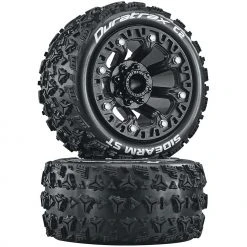 Duratrax Sidearm ST 2.2 Tires, Black (2) for Tires & Wheels