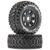 Duratrax Six Pack SC Mounted Soft Tires, Black 17mm Hex (2) for Tires & Wheels -Duratrax store online DTXC5271 A0 1OJZ1J1B