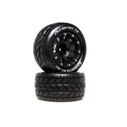Duratrax Bandito MT Belted 2.8" 2WD Mounted Rear Tires, .5 Offset, Black (2) for Tires & Wheels