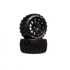 Duratrax Hatchet MT Belted 2.8" 2WD Mounted Rear Tires, 0 Offset, Black (2) for Tires & Wheels