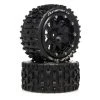 Duratrax Lockup ST Belted 2.8" 2WD Mounted Rear Tires, 0 Offset, Black (2) for Tires & Wheels -Duratrax store online DTXC5532 A0 FW3RDI62