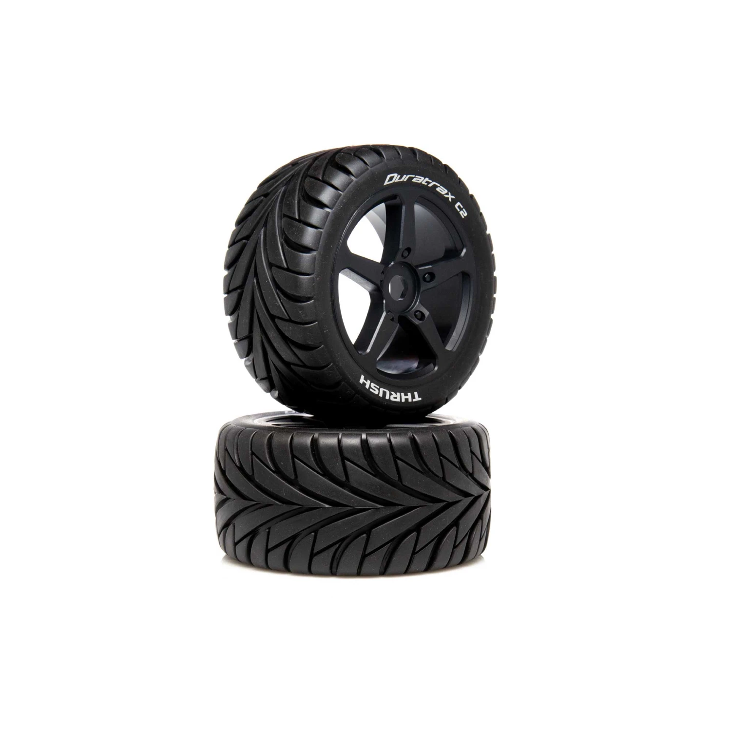 Duratrax 1/8 THRUSH Truggy Tire C2 Mounted 0 Offset (2) for Tires & Wheels 3 Duratrax 1/8 THRUSH Truggy Tire C2 Mounted 0 Offset (2) for Tires & Wheels