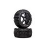 Duratrax 1/8 BLINDER Truggy Tire C2 Mounted 0 Offset (2) for Tires & Wheels -Duratrax store online DTXC5571 A0 43INMDB4