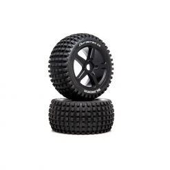 Duratrax 1/8 BLINDER Truggy Tire C2 Mounted 0 Offset (2) for Tires & Wheels