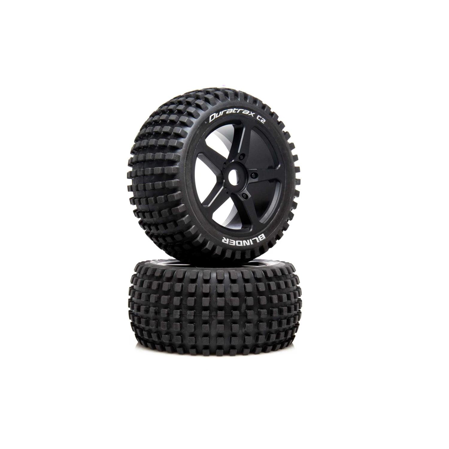 Duratrax 1/8 BLINDER Truggy Tire C2 Mounted 0 Offset (2) for Tires & Wheels 3 Duratrax 1/8 BLINDER Truggy Tire C2 Mounted 0 Offset (2) for Tires & Wheels