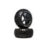 Duratrax 1/8 BADGER Truggy Tire C2 Mounted 0 Offset (2) for Tires & Wheels -Duratrax store online DTXC5572 A0 64J04CPY
