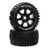 Duratrax Lockup X Belted Mounted Black 24mm Kraton 8S (2) for Tires & Wheels -Duratrax store online DTXC5586 A0 4JICNLIJ