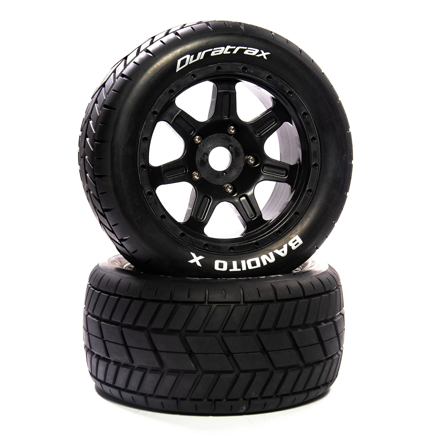 Duratrax Bandito Mounted Black 24mm Kraton 8S (2) for Tires & Wheels 3 Duratrax Bandito Mounted Black 24mm Kraton 8S (2) for Tires & Wheels