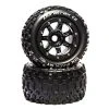 Duratrax SixPack MT Belt 2.8" Mounted Front/Rear Tires .5 Offset 17mm, Black Chrome (2) for Tires & Wheels 2 Duratrax SixPack MT Belt 2.8" Mounted Front/Rear Tires .5 Offset 17mm, Black Chrome (2) for Tires & Wheels -Duratrax store online DTXC5605 A0 RFIKNAZ8