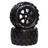 Duratrax Stakker ST Belt 3.8" Mounted Front/Rear Tires 0 Offset 17mm, Black (2) for Tires & Wheels -Duratrax store online DTXC5622 A0 PK4DM2HP