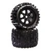 Duratrax Lockup MT Belt 3.8" Mounted Front/Rear Tires 0 Offset 17mm, Black (2) for Tires & Wheels -Duratrax store online DTXC5630 A0 9W84C476