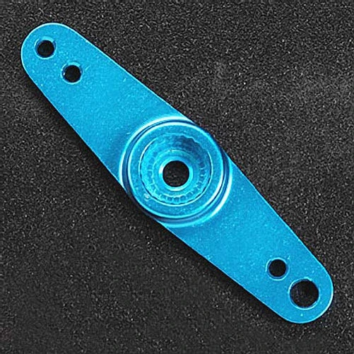Duratrax Aluminum Servo Arm, Double Blue for Parts 3 Duratrax Aluminum Servo Arm, Double Blue for Parts