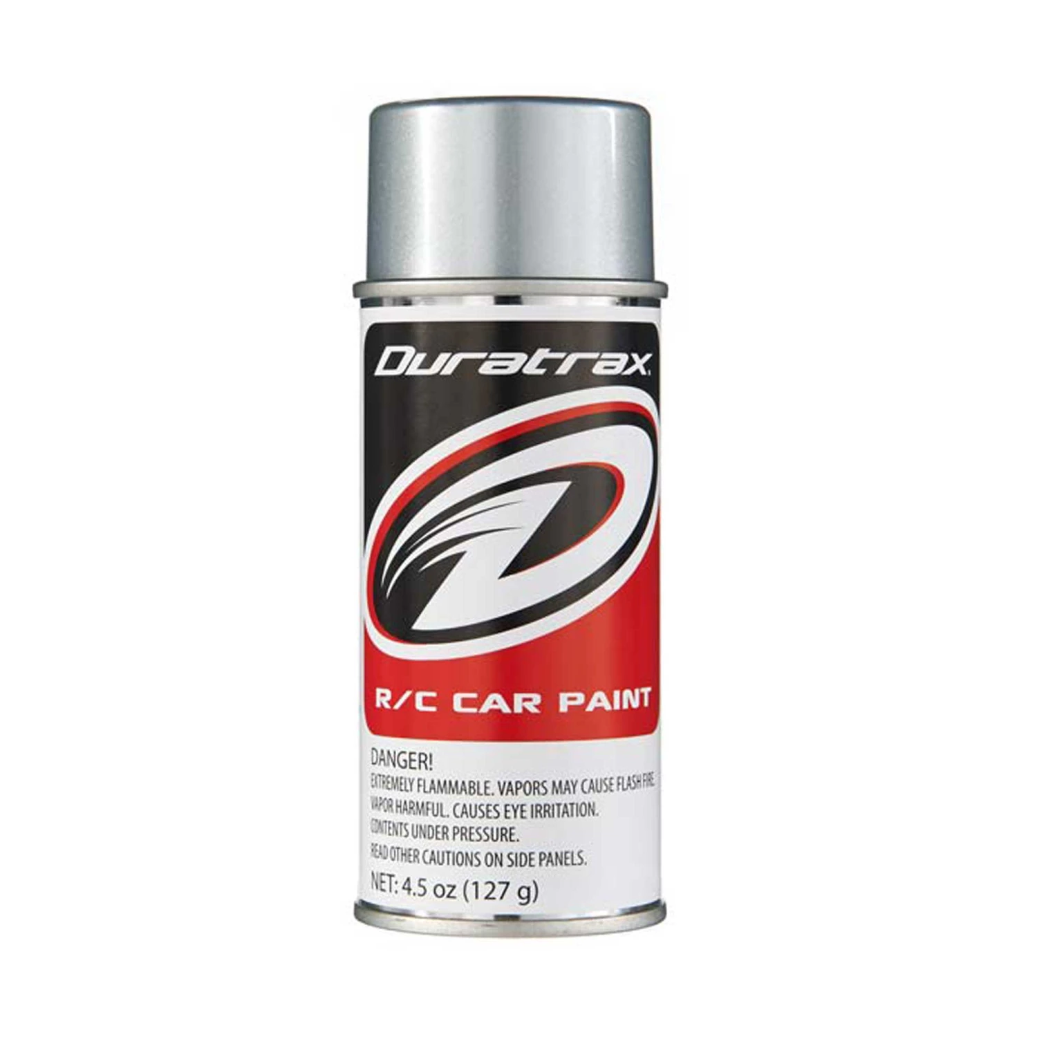 Duratrax Polycarb Spray, Silver Streak, 4.5 oz for Paints 3 Duratrax Polycarb Spray, Silver Streak, 4.5 oz for Paints