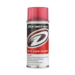 Duratrax Polycarb Spray, Candy Red, 4.5 oz for Paints