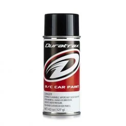 Duratrax Polycarb Spray, Metallic Black, 4.5 oz for Paints