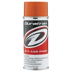 Duratrax Polycarb Spray, Candy Orange, 4.5oz for Paints