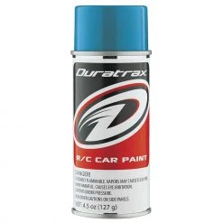 Duratrax Polycarb Spray, Teal, 4.5oz for Paints